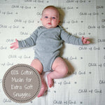 LollyBanks Child of God Baby Muslin Swaddle Blanket - 