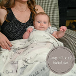LollyBanks Child of God Baby Muslin Swaddle Blanket - 
