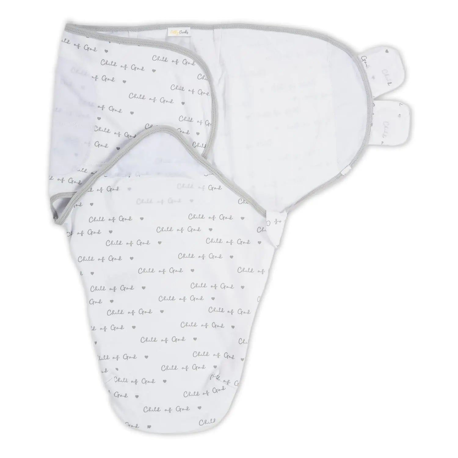 LollyBanks Child of God Baby Sleep Swaddle 100% Organic Cotton - 