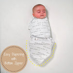 LollyBanks Child of God Baby Sleep Swaddle 100% Organic Cotton - 