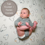 LollyBanks The Love of Christ Heart Baby Muslin Swaddle Blanket - 
