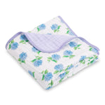 LollyBanks Cotton Muslin Hydrangea Quilt - 