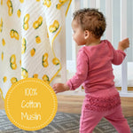 LollyBanks Cotton Muslin Lemon Quilt - 