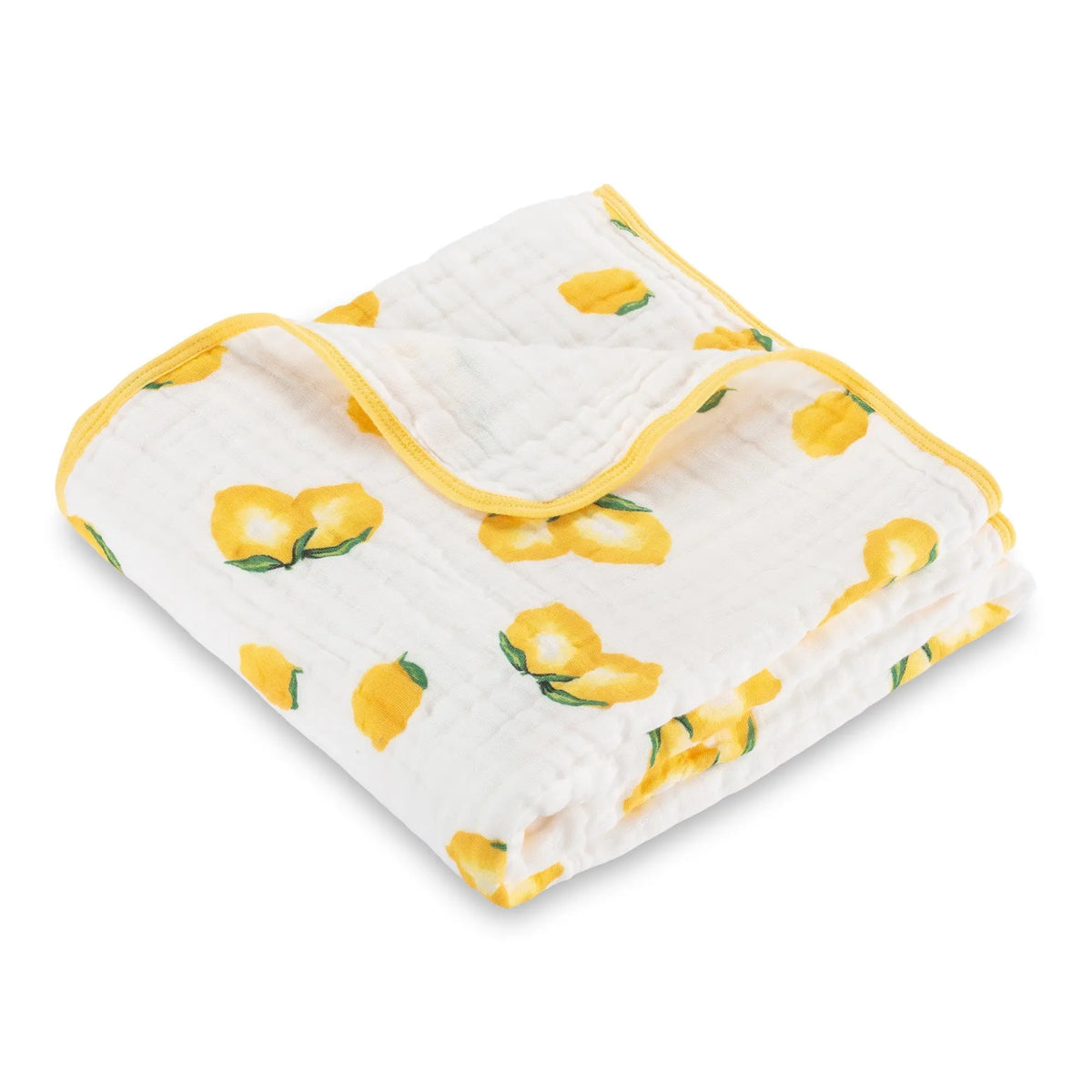 LollyBanks Cotton Muslin Lemon Quilt - 