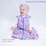 LollyBanks Field of Dreams Baby Sleep Sack, 100% Organic Cotton - 