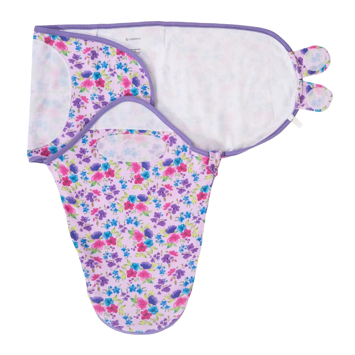 LollyBanks Field of Dreams Baby Sleep Swaddle 100% Organic Cotton - 