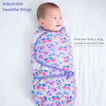 LollyBanks Field of Dreams Baby Sleep Swaddle 100% Organic Cotton - 