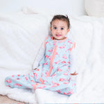 LollyBanks Flamingo Baby Sleep Sack, 100% Organic Cotton - 