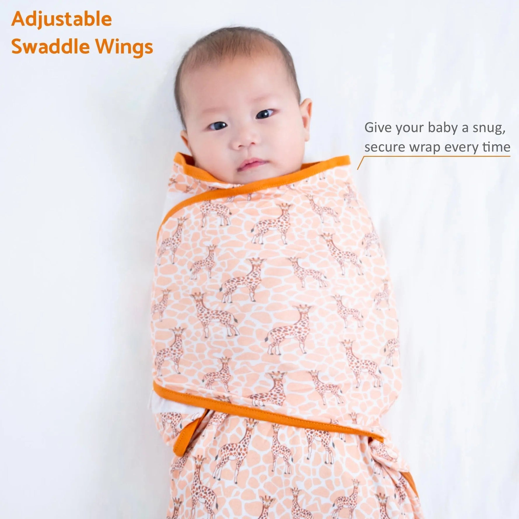 LollyBanks Gentle Giant Baby Sleep Swaddle 100% Organic Cotton - 