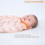 LollyBanks Gentle Giant Baby Sleep Swaddle 100% Organic Cotton - 