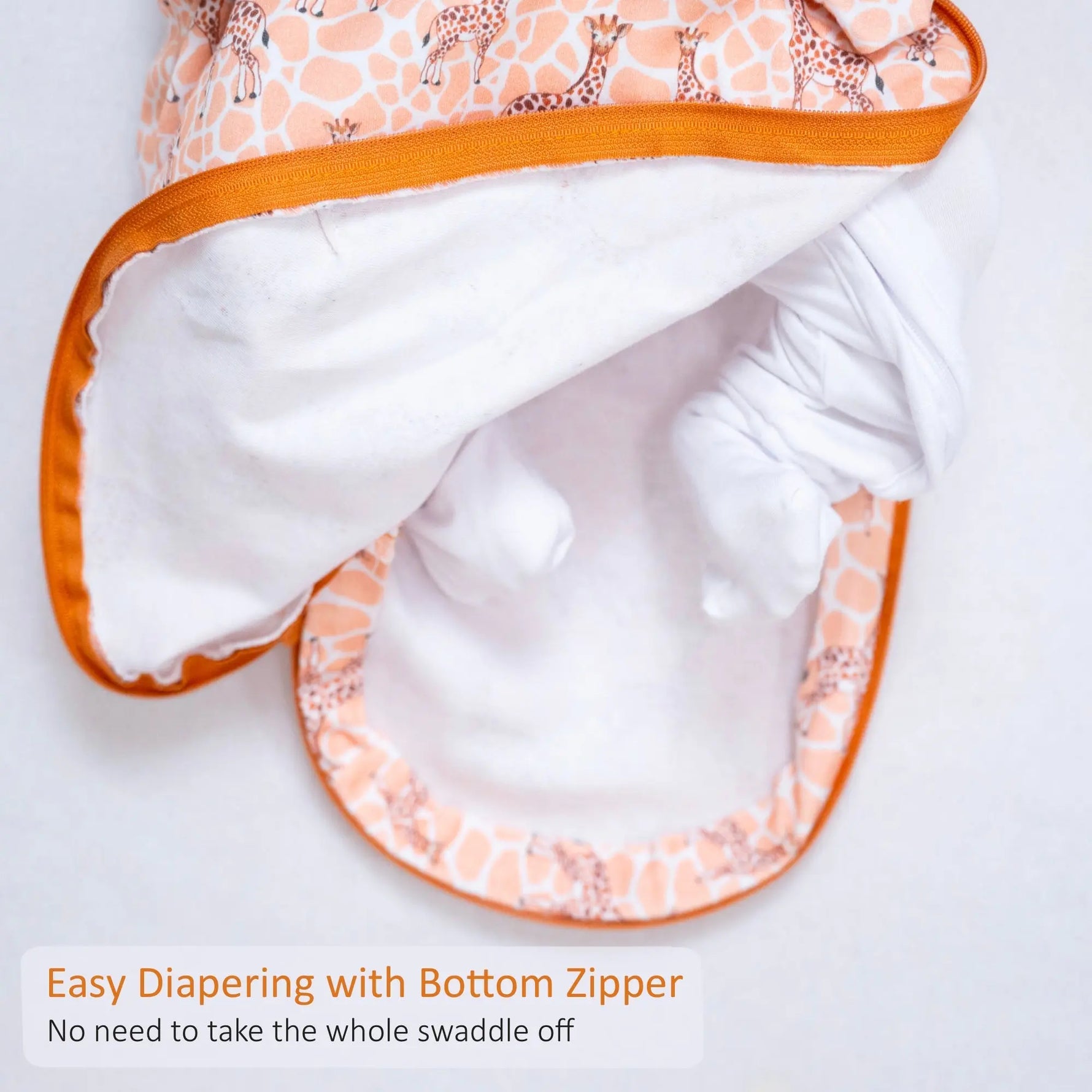 LollyBanks Gentle Giant Baby Sleep Swaddle 100% Organic Cotton - 