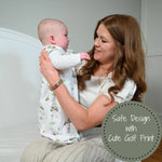 LollyBanks Golf A Round Baby Sleep Sack, 100% Organic Cotton - 