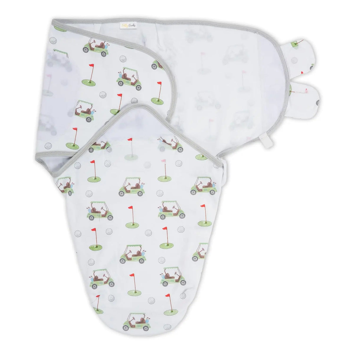 LollyBanks Golf A Round Baby Sleep Swaddle 100% Organic Cotton - 