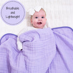 LollyBanks Goose Parade Muslin Baby Blanket - 