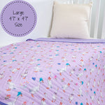 LollyBanks Goose Parade Muslin Baby Blanket - 