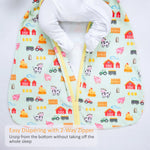 LollyBanks Little Farmer Baby Sleep Sack, 100% Organic Cotton - 