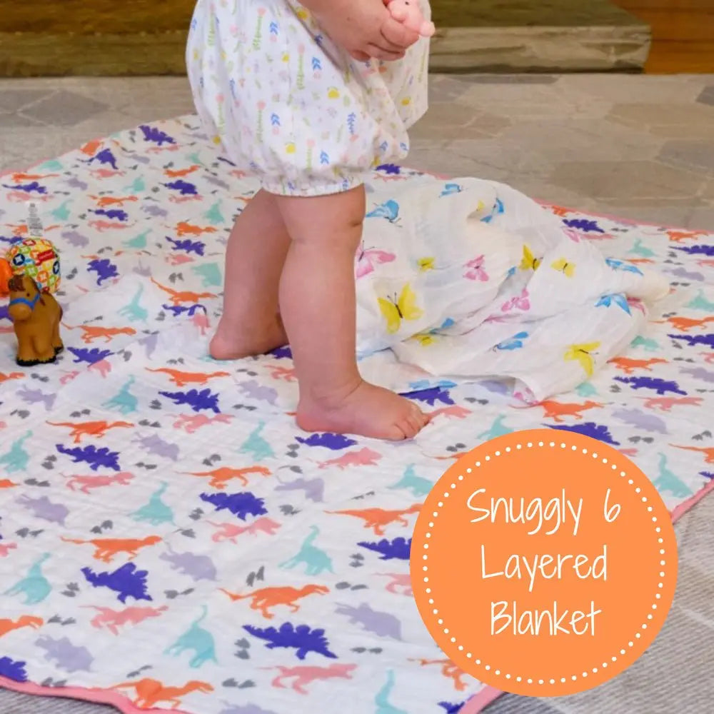 LollyBanks Rawr - Some Girly Muslin Quilt - 