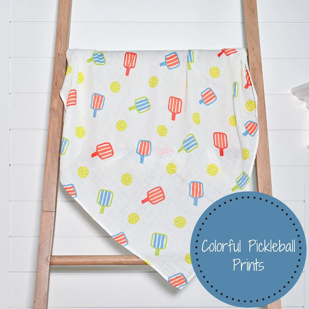 LollyBanks I Can't, I Have Pickleball Swaddle Blanket - 