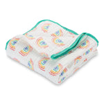 LollyBanks Somewhere Over The Rainbow Muslin Quilt - 