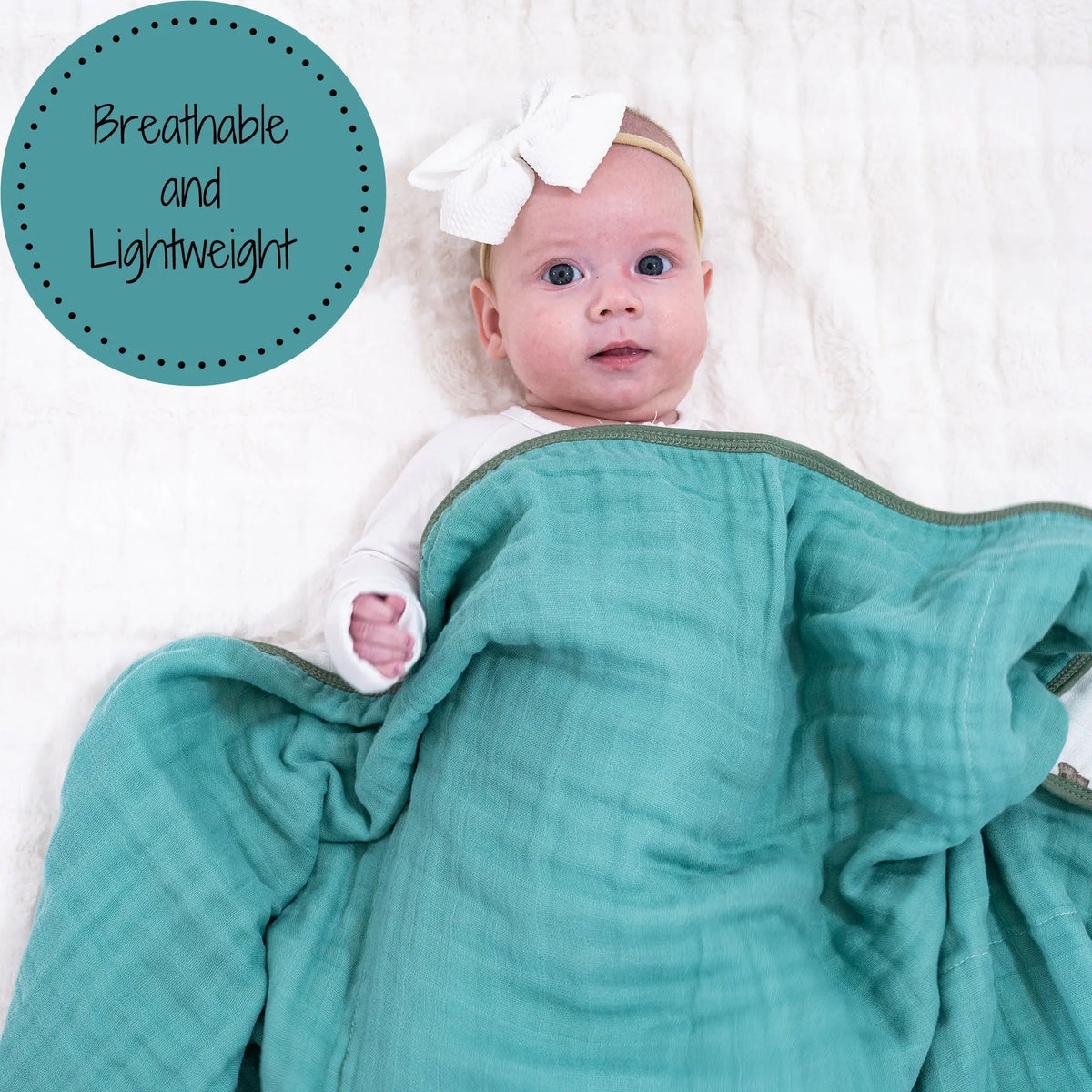 LollyBanks Have A T - rexcellent Day Muslin Baby Blanket - 