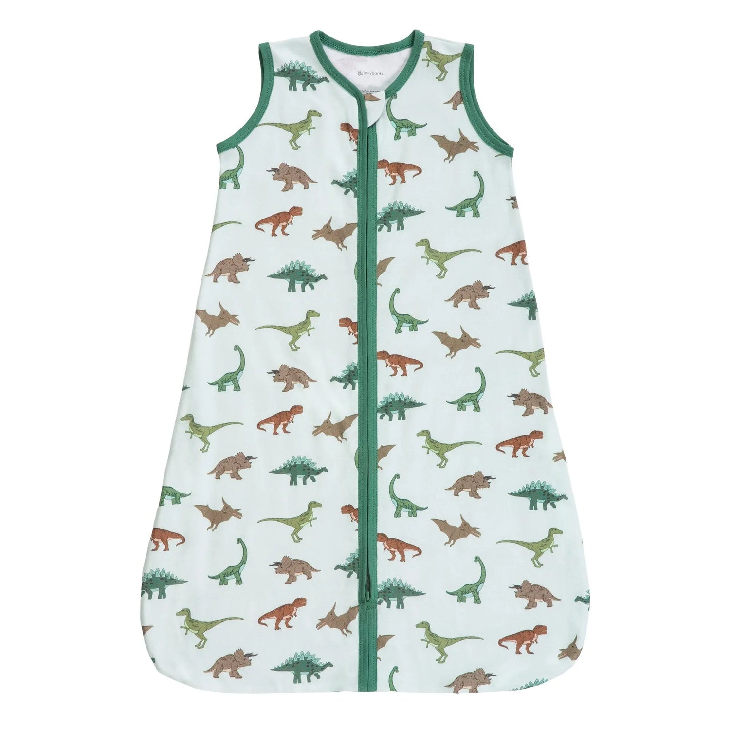 LollyBanks Have A T - rexcellent Day Baby Sleep Sack, 100% Organic Cotton - 