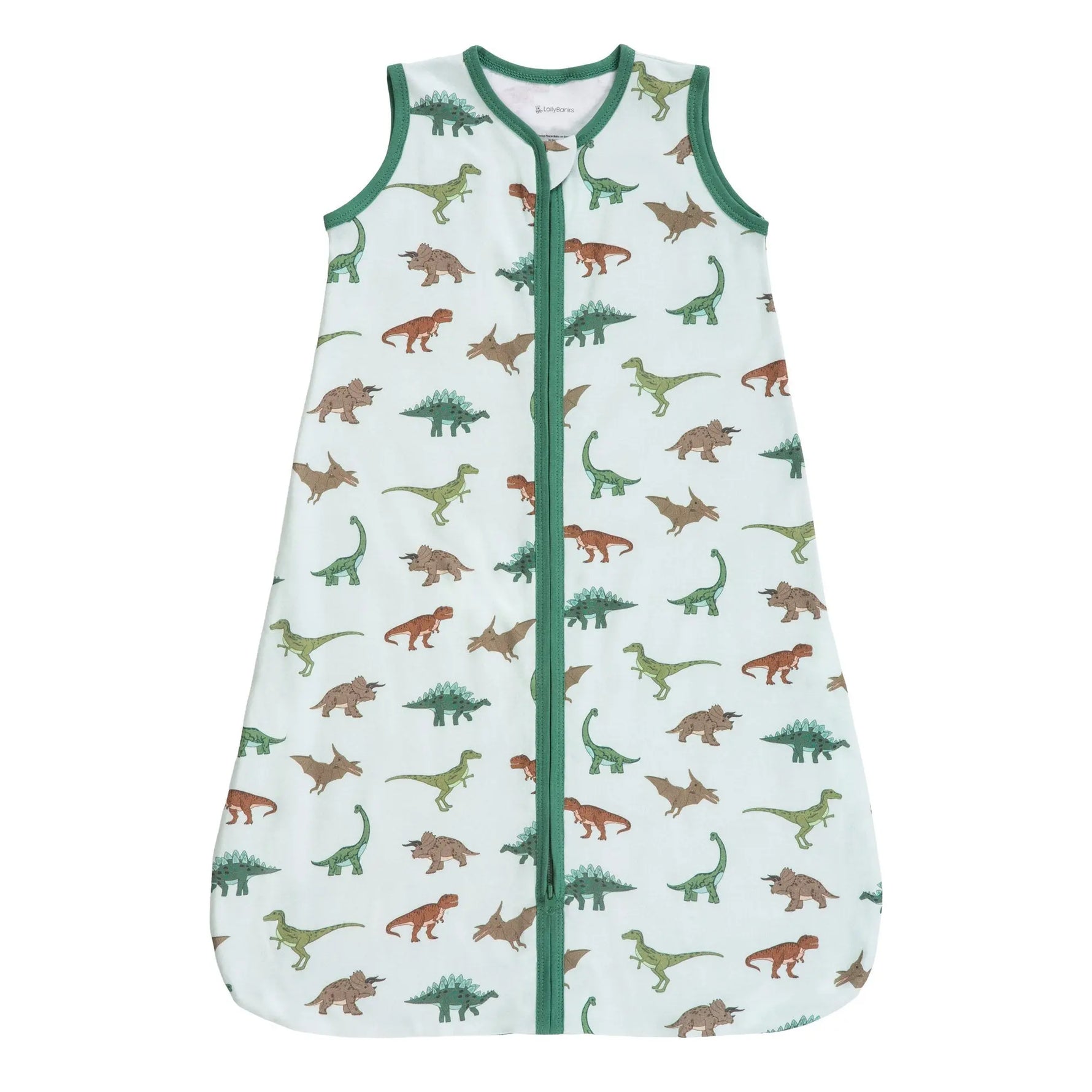 LollyBanks Have A T - rexcellent Day Baby Sleep Sack, 100% Organic Cotton - 