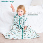 LollyBanks Have A T - rexcellent Day Baby Sleep Sack, 100% Organic Cotton - 