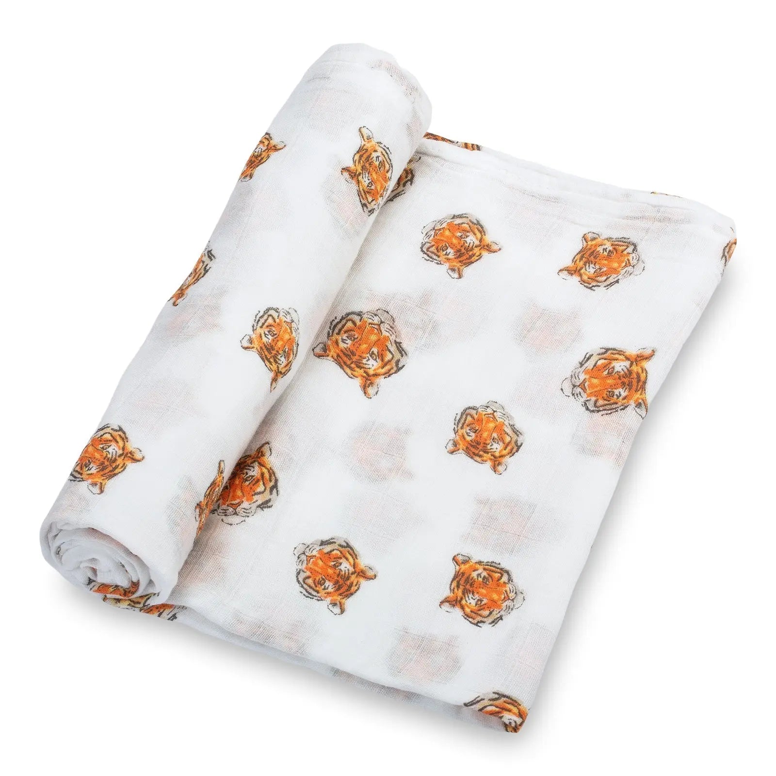 You're Rawr-some Swaddle Blanket - Orange, Linens, Paw, Motif | Everetts Place