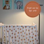 LollyBanks Tiger Baby Muslin Swaddle Blanket - 