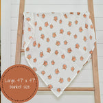 LollyBanks Tiger Baby Muslin Swaddle Blanket - 