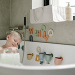 Letters & Numbers Bath Play Set by Mushie at Everetts Place