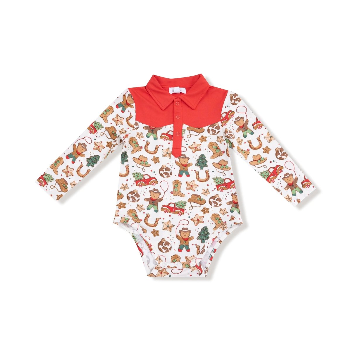 Long Sleeve Cowboy Bodysuit Angel Dear Everetts Place Boutique