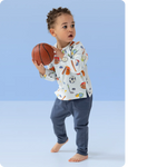 Angel Dear Long Sleeve Henley for Kids Cozy and Comfy Layering Top - Apparel & Accessories > Clothing > Baby & Toddler Clothing > Baby & Toddler Tops 604