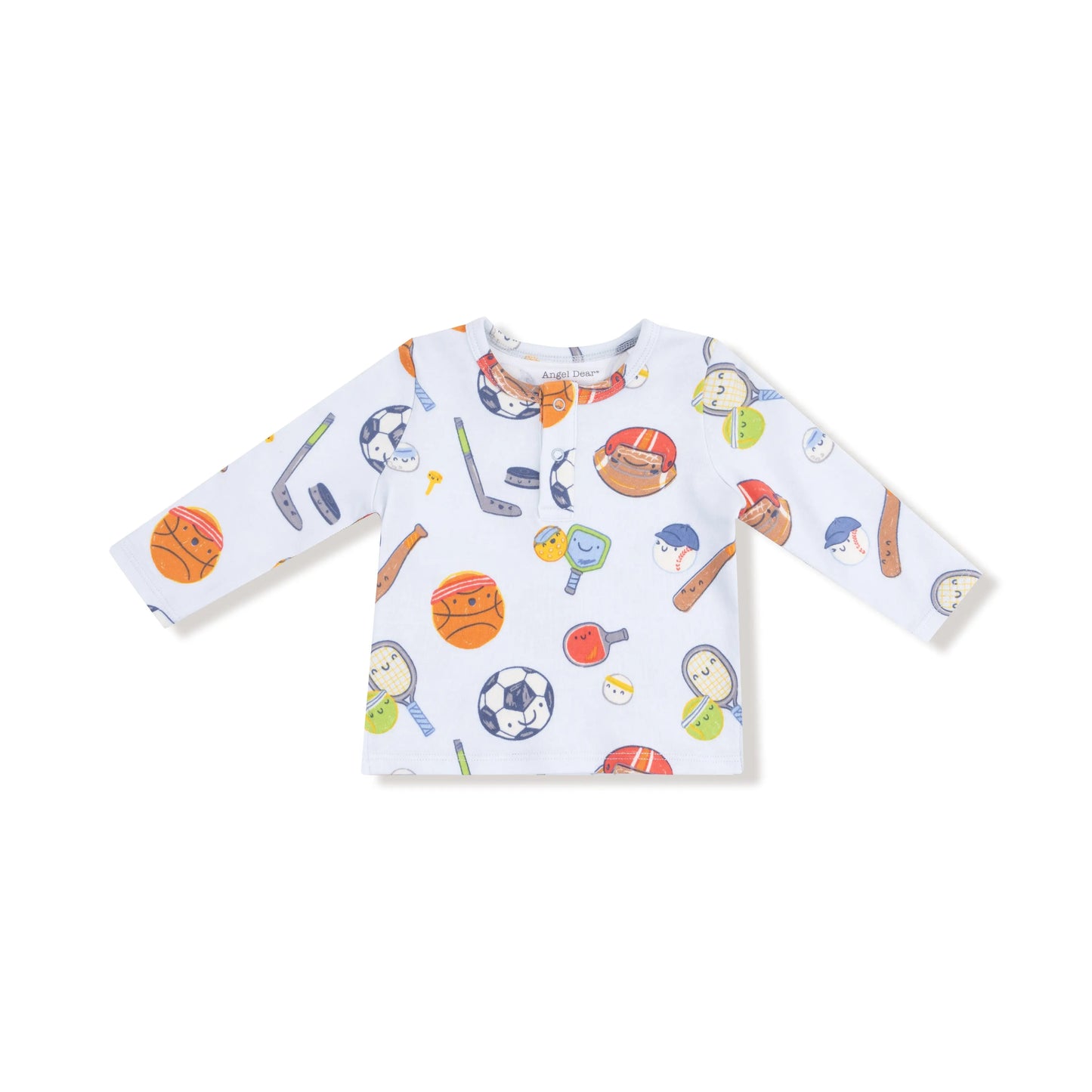 Long Sleeve Henley for Kids Cozy and Comfy Layering Top Angel Dear Everetts Place: Online Boutique