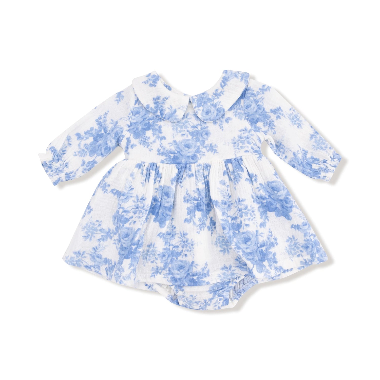 Angel Dear Long Sleeve Peter Pan Collar Bubble Dress With Skirt - Apparel & Accessories > Clothing > Baby & Toddler Clothing > Baby One-Pieces 668