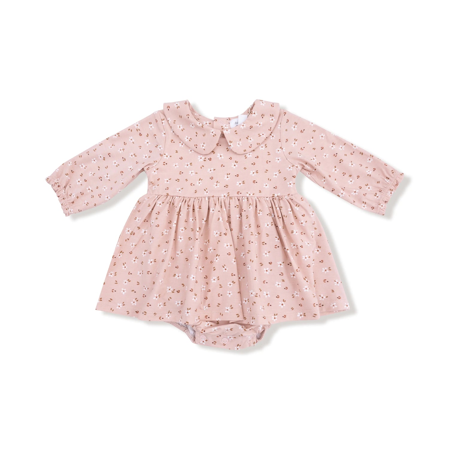 Angel Dear Long Sleeve Peter Pan Collar Bubble Dress With Skirt - Apparel & Accessories > Clothing > Baby & Toddler Clothing > Baby One-Pieces 668