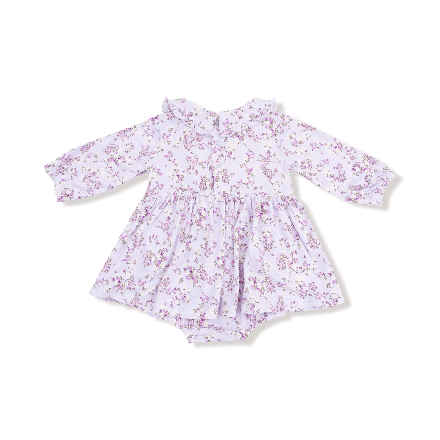 Angel Dear Long Sleeve Peter Pan Ruffle Collar Bubble Skirt Set - Apparel & Accessories > Clothing > Baby & Toddler Clothing > Baby One-Pieces 613
