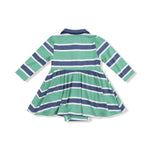 Angel Dear Long Sleeve Polo Bodysuit Dress for Kids in Soft Viscose from Bamboo - Apparel & Accessories > Clothing > Baby & Toddler Clothing > Baby & Toddler Dresses 620