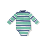 Angel Dear Long Sleeve Polo Bodysuit for Classic Comfort and Effortless Style - Apparel & Accessories > Clothing > Baby & Toddler Clothing > Baby One-Pieces 630