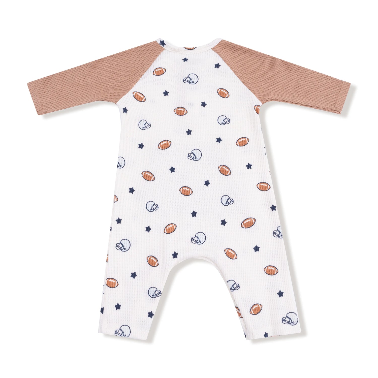 Angel Dear Long Sleeve Raglan Henley Romper With Cozy Kanga Pocket - Apparel & Accessories > Clothing > Baby & Toddler Clothing > Baby One-Pieces 983