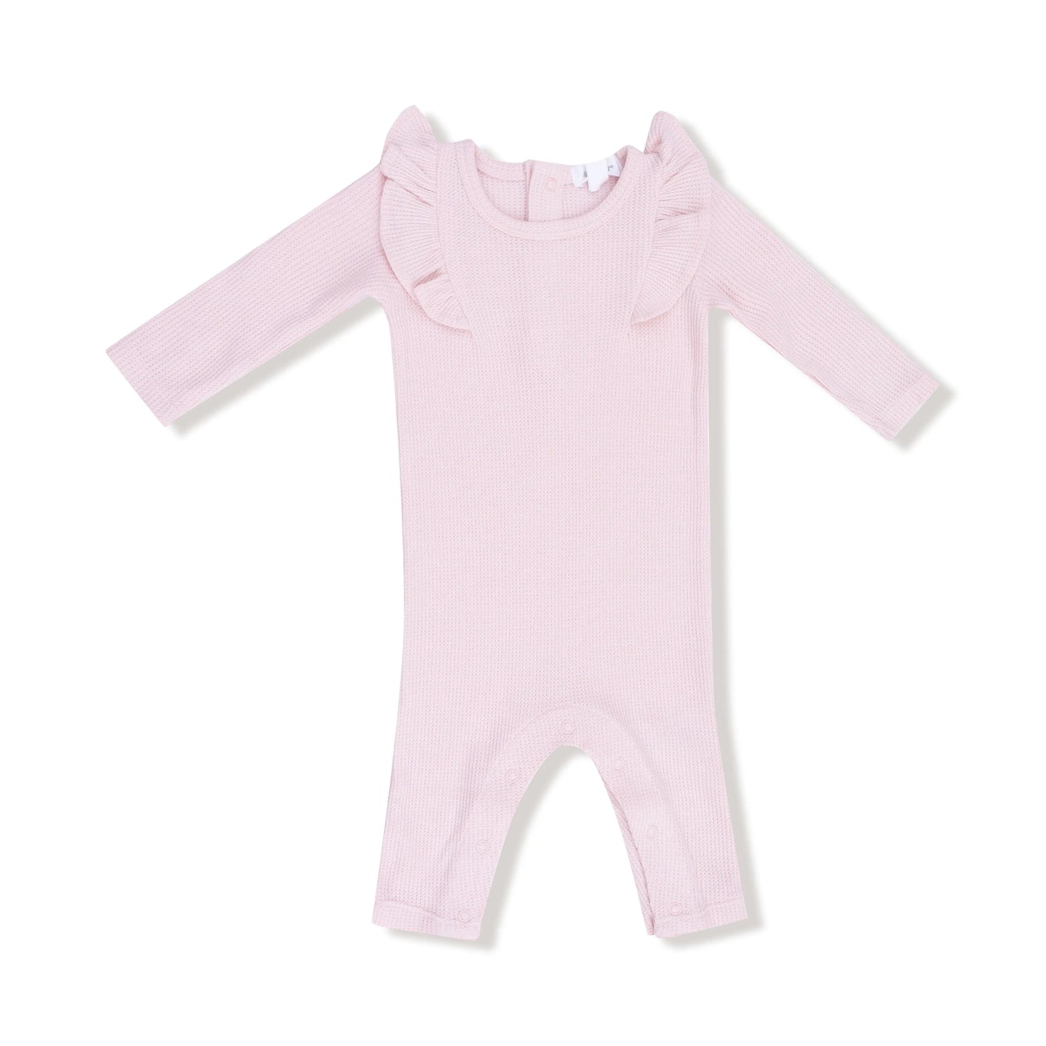 Angel Dear Long Sleeve Ruffle Romper for Cozy Cuddles and Warmth - Apparel & Accessories > Clothing > Baby & Toddler Clothing > Baby One-Pieces 415