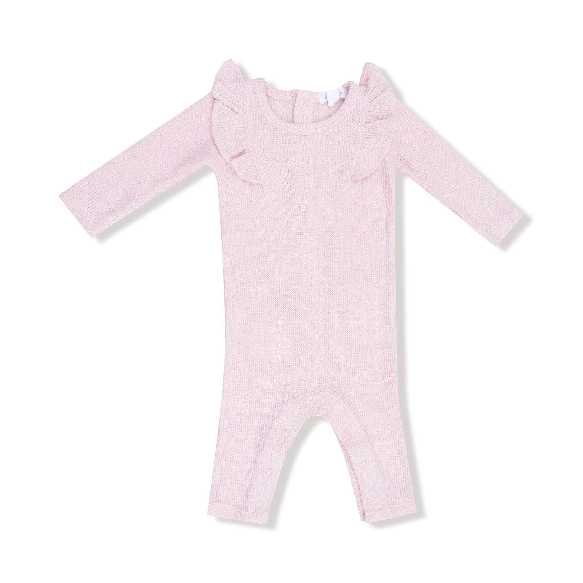 Long Sleeve Ruffle Romper for Cozy Cuddles and Warmth Angel Dear Everetts Place: Online Boutique