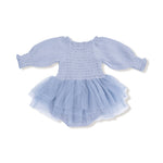 Angel Dear Long Sleeve Smocked Bubble With Tutu Romper For Baby - Apparel & Accessories > Clothing > Baby & Toddler Clothing > Baby One-Pieces 627