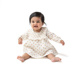 Angel Dear Long Sleeve Smocked Ruffle Bubble Skirt Organic Cotton - Apparel & Accessories > Clothing > Baby & Toddler Clothing > Baby & Toddler Dresses 618