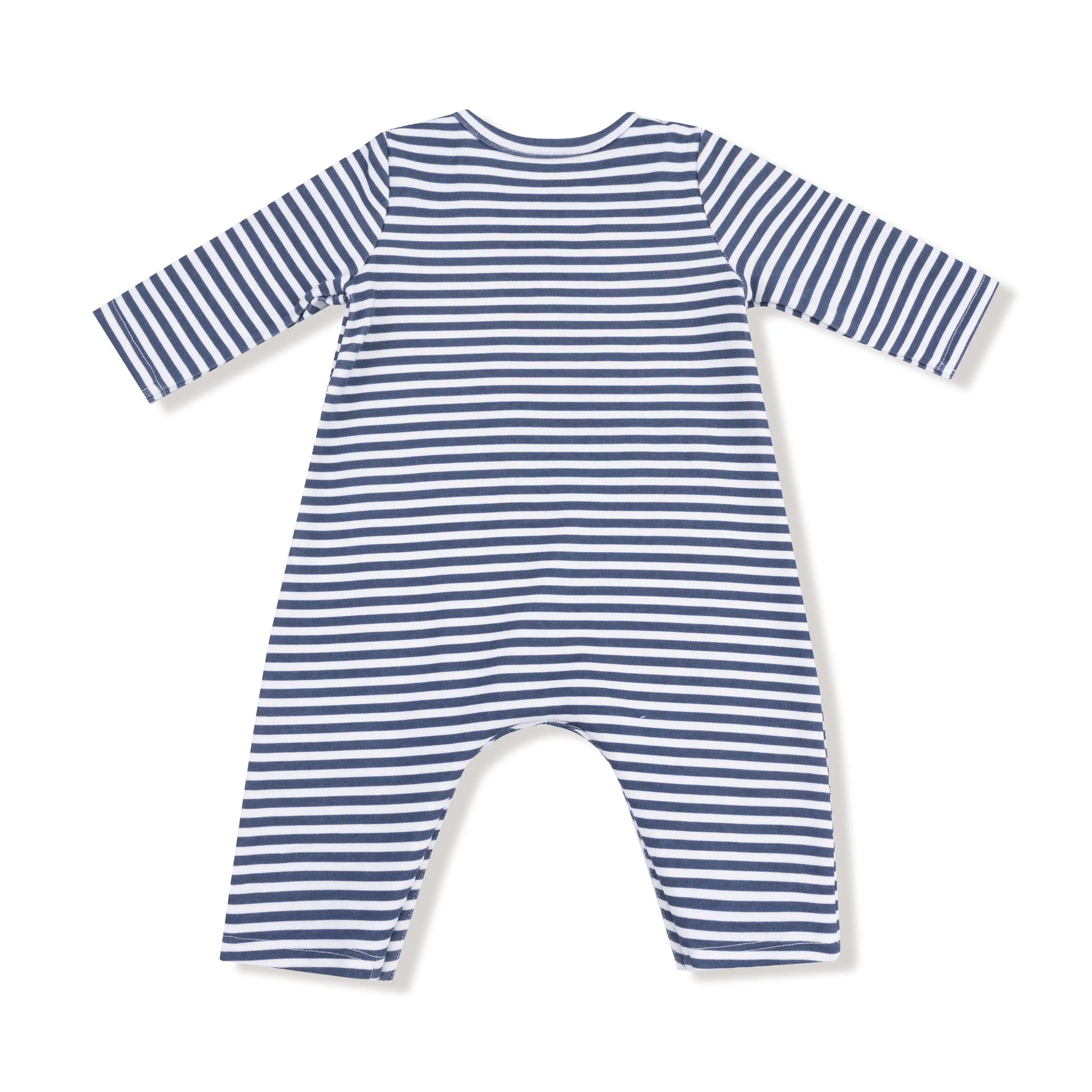 Angel Dear Long Sleeve Snap Shoulder Romper With Lil Bro Applique - Apparel & Accessories > Clothing > Baby & Toddler Clothing > Baby One-Pieces 956