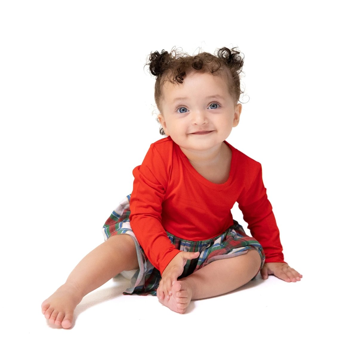 Twirl Into Cozy: Long Sleeve Tutu Bodysuit Dress - Everetts Place Boutique - 
