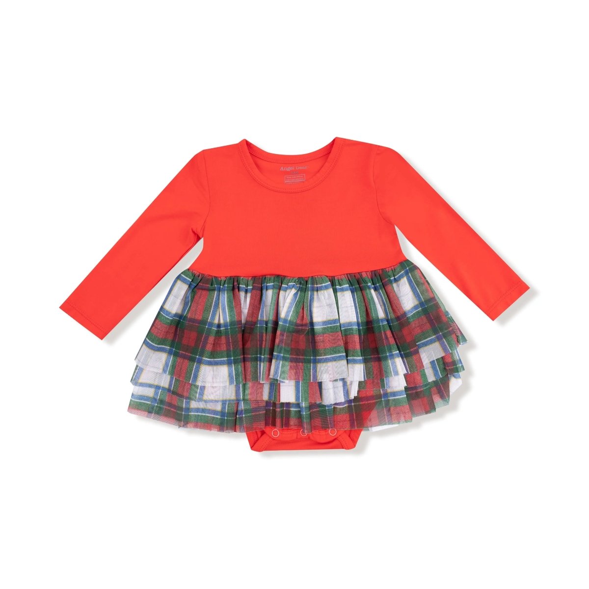 Twirl Into Cozy: Long Sleeve Tutu Bodysuit Dress - Everetts Place Boutique - 
