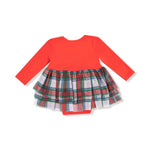Twirl Into Cozy: Long Sleeve Tutu Bodysuit Dress - Everetts Place Boutique - 