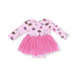 Angel Dear Long Sleeve Tutu Bodysuit Dress for Girls Cozy and Glamorous Holiday Outfit - Apparel & Accessories > Clothing > Baby & Toddler Clothing > Baby One-Pieces 593