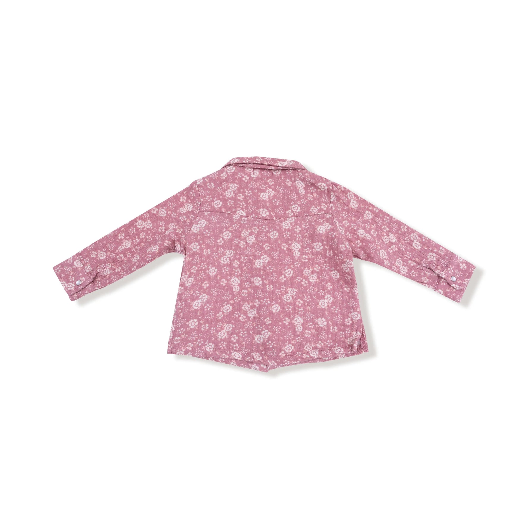 Angel Dear Long Sleeve Western Pearl Snap Shirt Organic Cotton Muslin - Apparel & Accessories > Clothing > Baby & Toddler Clothing > Baby & Toddler Tops 915